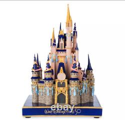 WALT DISNEY WORLD 50th Anniversary Cinderella Castle Figurine 12 Statue NIB NEW