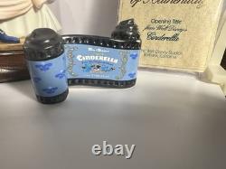 WDCC Cinderella Figurine Classics Collection Glass Dome Book COA Walt Disney