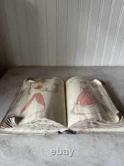 WDCC Cinderella Sewing Book with Stand, COA + Pink Dress Promo Books x2 & 2 Cards