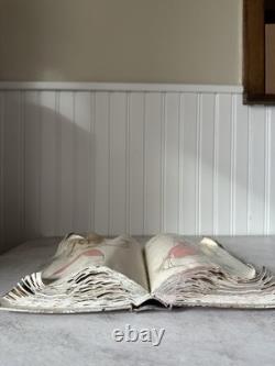 WDCC Cinderella Sewing Book with Stand, COA + Pink Dress Promo Books x2 & 2 Cards