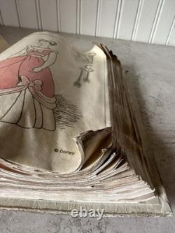 WDCC Cinderella Sewing Book with Stand, COA + Pink Dress Promo Books x2 & 2 Cards