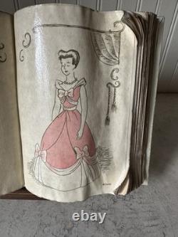 WDCC Cinderella Sewing Book with Stand, COA + Pink Dress Promo Books x2 & 2 Cards