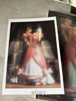 WDCC Cinderella Sewing Book with Stand, COA + Pink Dress Promo Books x2 & 2 Cards