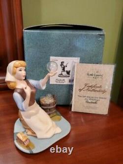 WDCC DISNEY CLASSICS CINDERELLA They Can't Stop Me From Dreaming (SIGNED)