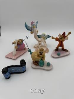 WDCC Disney Cinderella 4 Figurines Set With Box @ COA Plus Opening Title Figure