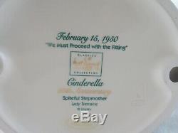 WDCC Spiteful Stepmother from Disney's Cinderella in Box COA Special Backstamp