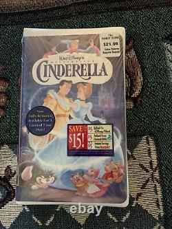 Walt Disney Cinderella Masterpiece VHS #5265 NEW Factory Sealed
