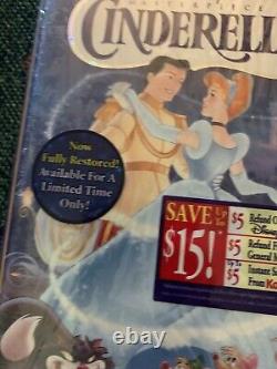 Walt Disney Cinderella Masterpiece VHS #5265 NEW Factory Sealed