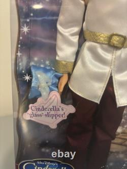 Walt Disney Cinderella Special Edition Prince Charming 2005 With Glass Slipper