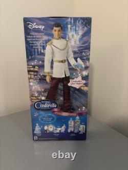 Walt Disney Cinderella Special Edition Prince Charming 2005 With Glass Slipper