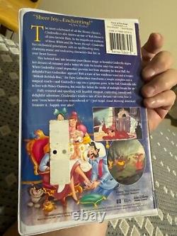 Walt Disney Masterpiece Collection Cinderella VHS #5265 Clam Shell sealed