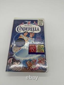 Walt Disney Masterpiece Collection Cinderella VHS 5265 Sealed NIB