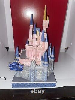 Walt Disney World 50th Ann. Cinderella Castle Figurine Statue NIB Jim Shore WDW