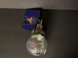 Walt Disney World 50th Anniversary Celebration Castle Glass Globe Ornament New