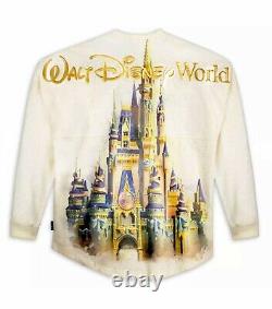 Walt Disney World 50th Anniversary Cinderella Castle Adult Spirit Jersey MEDIUM