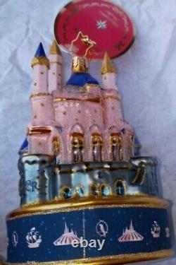 Walt Disney World 50th Anniversary Cinderella Castle Christopher Radko Ornament