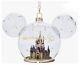 Walt Disney World 50th Anniversary Cinderella Castle Glass Ornament NEW