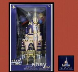 Walt Disney World 50th Anniversary Cinderella Castle Light Up Play Set- New