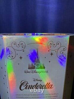 Walt Disney World 50th Anniversary Cinderella Limited Edition Doll- In Hand