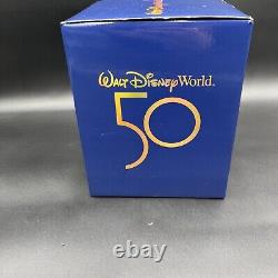 Walt Disney World 50th Cinderella Castle Snow Globe Never Removed From Box