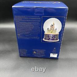 Walt Disney World 50th Cinderella Castle Snow Globe Never Removed From Box