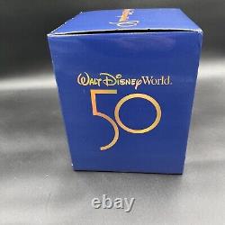 Walt Disney World 50th Cinderella Castle Snow Globe Never Removed From Box