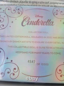 Walt Disney World 50th Cinderella Collector 17 Doll #4847/10000 NIB