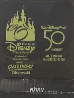 Walt Disney World 50th Olszewski Cinderella Romantic Night Gallery Of Light Nib