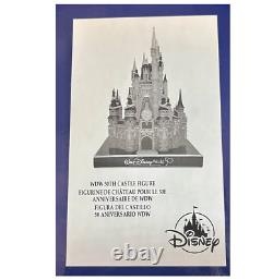 Walt Disney World Cinderella Castle 50th Anniversary Resin Figurine Statue NEW
