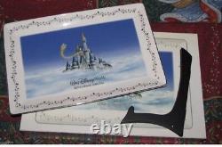 Walt Disney World Park Exclusive Cinderella Castle/Tinkerbell Plate LARGE 15x11