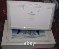 Walt Disney World Park Exclusive Cinderella Castle/Tinkerbell Plate LARGE 15x11