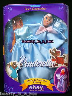Wicked Stepmother Fairy Godmother Mask Cinderella Doll Charming Disney Lot 4